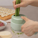 Handheld Electric Vegetable Cutter Garlic Press and Slicer NEW_