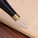 DIY Leather Craft Sandalwood Rhombus Leather Reaming Awl Tool (M) Newly