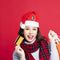 DIY Mosaic Christmas Hat Diamond Painting Kit Animal Rhinestone Drawing Crafts