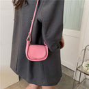 Small Leather Women Designer Crossbody Handbag Solid Mini Lipstick Shoulder Bags