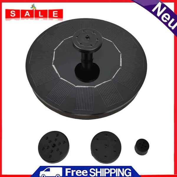 6V 1W Outdoor Garden Pond Pool Decor Water Fountain Pump Solar Floating Fountain