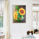 5D DIY Special Shaped Diamond Painting Flower Partial Rhinestone (R8161) Newly