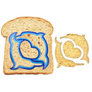 Lunch DIY Sandwiches Cutter Mould Food Die Bread Biscuits Mold(Dolphin) Newly