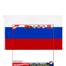 Russia Flag - Vivid Color & Fade Proof - House Decoration Banner (60x90cm) Newly
