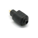 Converter Spdif Female To Male Audio Adapter Optical Mini Jack Plug To Toslink