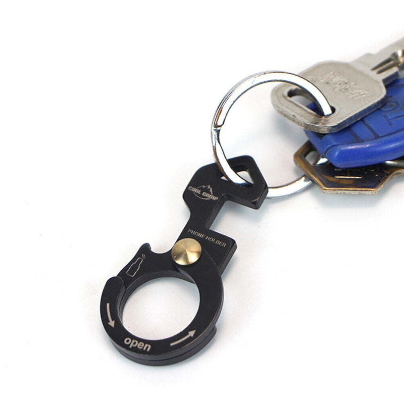 Multifunctional Carabiner Keychain Hanging Buckle Aluminium Bottle Opener