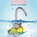 Silicone Faucet Surrounded Mat with Diversion Groove Kitchen Accessory (A)