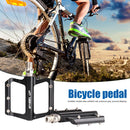 WHEEL UP Bicycle Flat Pedal Aluminum Bearing MTB Bike Platform Pedals 1 Pair