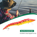 23cm 46g Simulation Fishing Lures Artificial Wobbler 13 Segments Bait (D) Newly