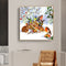 5D Rhinestone Picture DIY Bird in Snow Full Round Drill Art Diamond Painting Kit