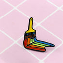 Brooch Pins Colorful Palette Pigment Painting Badge Jacket Backpack Decor Gift