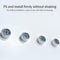 2xPush In Tea Towel Holder Grip Hook CHROME Self-Adhesive Kitchen Cloth Cl hot.