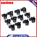 100pcs/Bag Black Hair Clips Clipper Clamp For Women Ladies Plastic 6 Claws