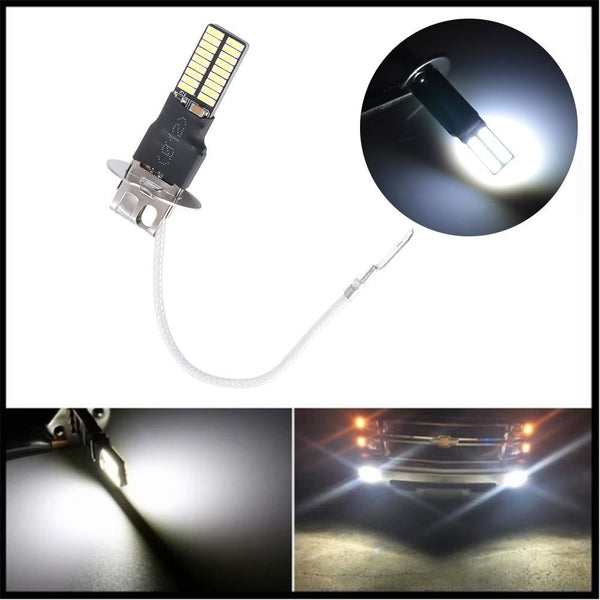 White Canbus 4014 36SMD Car Fog Light H3 LED Bulb Headlight