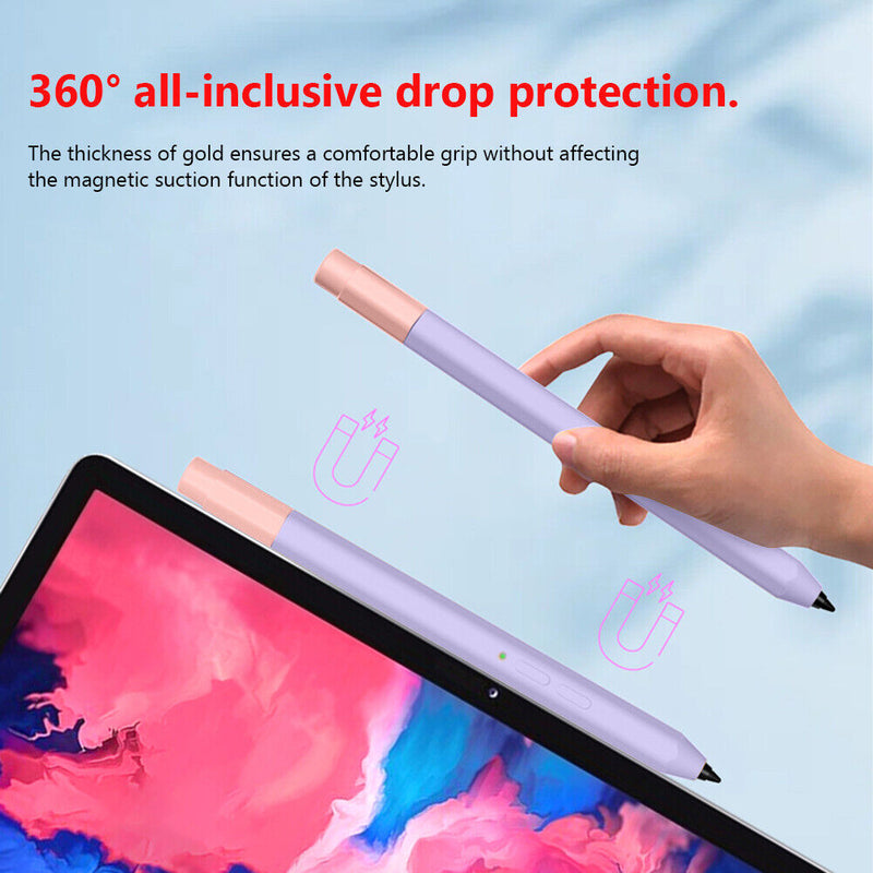 Silicone Case for Lenovo Xiaoxin Pad/Pad Pro Touch Pen Stylus Case (Purple)