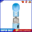 #A 4 in 1 Dog Water Bottle Plastic Outdoor Walking Cat Puppy Feeding Drinking Cu