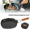 Breakfast Tools Foldable Handle Steak Skillet Pan Omelette Pot Non Stick Frypan