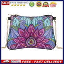 DIY Flower Special Shaped Diamond Painting Leather Chain Shoulder Messenger