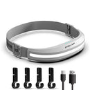 COB LED Flashlight Power Display Powerful Headlamp Reflective for Hiking Fishing