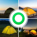 Night Fishing Warning Ring, Outdoor Camping Silicone Ring O-shaped E0A1