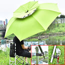 Universal Fishing Umbrella Connector Adjustable Fixed Clip Bracket (Gray) Newly