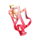 Road Cycling Bike Bottle Rack Plating Bicycle Water Holder Colorful (Red) Newly