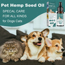 Pet Pain Relief Oil Calming Aid for Cats Dogs Joint Support Immune Skin Health