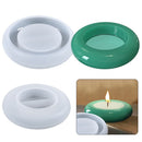 Coaster Tray Cake Mold Candlestick Mold Oval Shape Silicone Mold Candle Holder