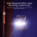 Solar wall lamp electric shock mosquito lamp outdoor waterproof white warm