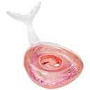 Inflatable PVC Swim Rings Seat Sequins Mermaid Floating Circle Beach Playi