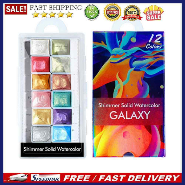 Nail Art Solid Pigment Glitter Powder Nail Paint Abstract Manicure Watercolor