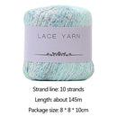 10 Strands Section-dyed DIY Crochet Thread Hand Knitting Sweater Scarf Weave