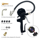 Digital Tire Inflator with Pressure Gauge Air Tester Check 200PSI with Air Chuck