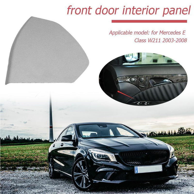 Car Left Front Door Cover Trim Shell for Benz E Class W211 03-08 (Grey)