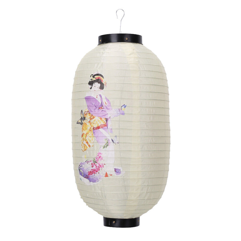 25cm Lantern Cloth Japanese Style Printing Fabric for Bar Pub Decor (D) Newly