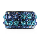 Ring Buckle Mini Claw Ponytail Holder Headband Hair Clip Crystal Hairband