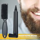 Beard Pen Filler Pen Brush Mustache Beard Shape Regrowth Enhancer (Brown) Newly