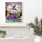 Frameless Oil Paint By Numbers Purple Gnome DIY Canvas Picture Craft Kit