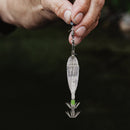 LED Deep Drop Light Button Battery Powered Fishing Lure Squid Hook Fishing Light