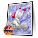 5D DIY Diamond Painting Elephant Full Drill Rhinestone Mosaic Art Picture Kit