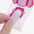 100pcs Nail Forms for Acrylic UVgel Nail Art Tip Guide Extension