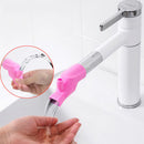 Silicone Faucet Extender Gadget Children Washing Splash-Proof Device (Pink)