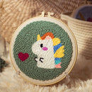 20x20cm Cotton Monks Cloth Punch Needle Needlework DIY Embroidery Fabric Newly
