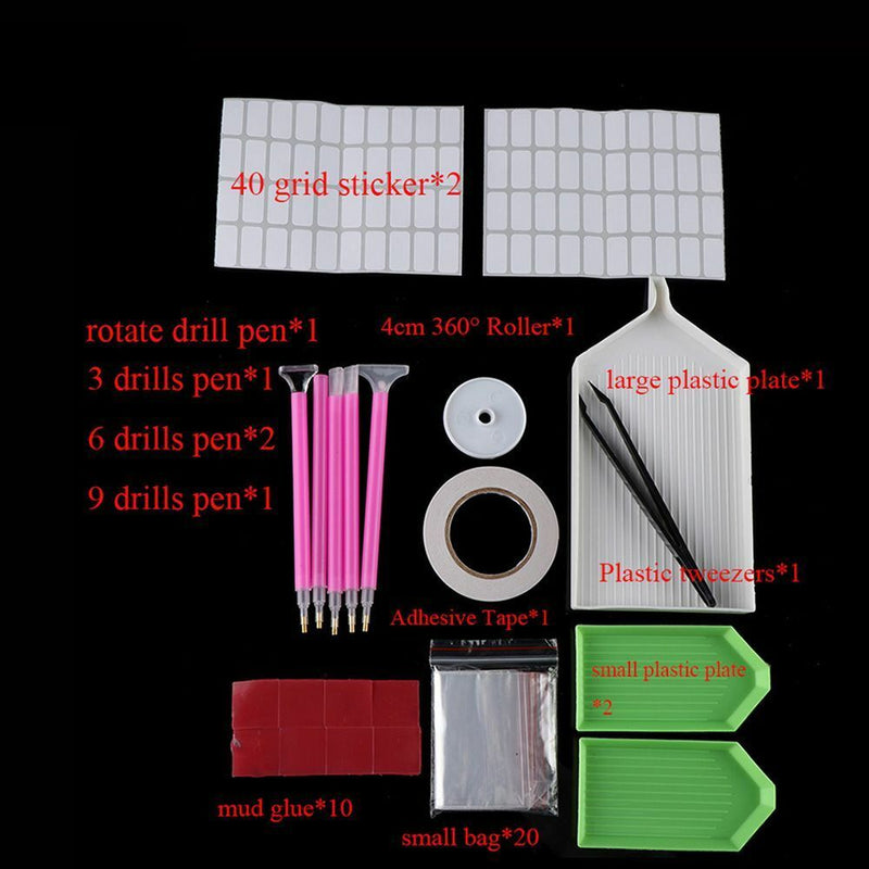 Embroidery Accessories Cross Stitch Rhinestone Boxes 5D Diamond Painting Kits