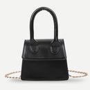Cute Women PU Leather Mini Shoulder Bags Lady Girls Flap Chain Crossbody Pouch