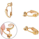 Pierced 20 Pcs Earring Clip Earring Converter Earring Parts Jewelry Accessories