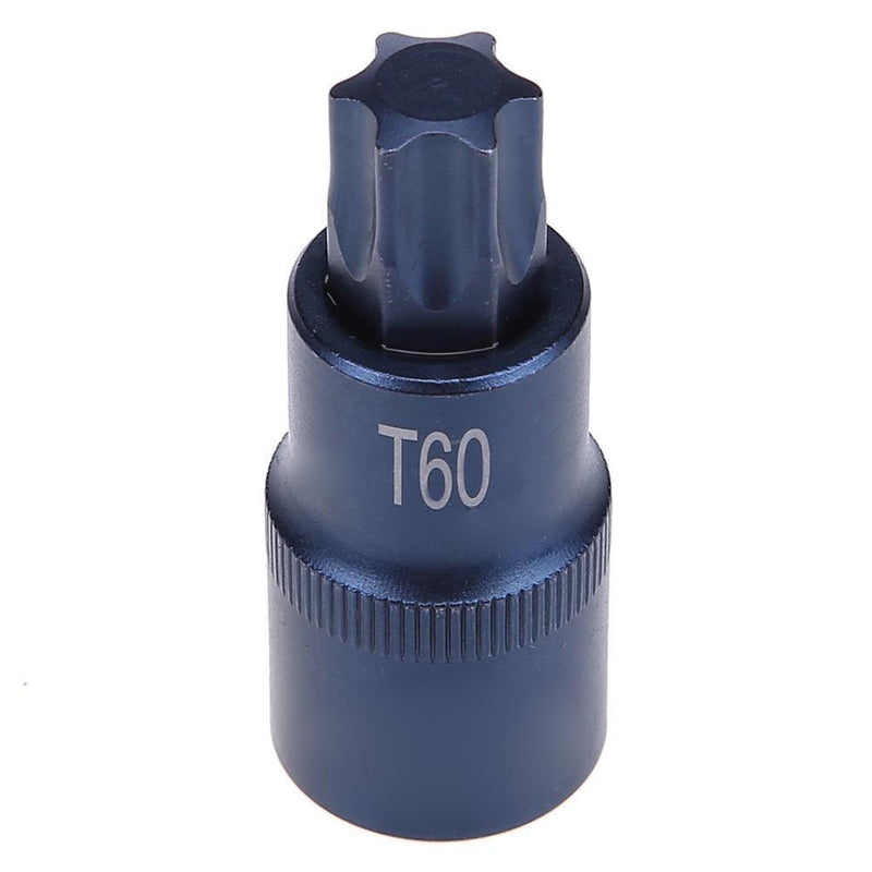 1/2 inch Torx Screwdriver Socket Bits Adapter Drive Socket Hand Tool(T60) Newly