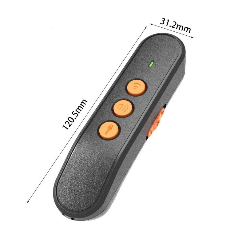 Ultrasonic Dog Repeller Anti Barking Pet Chaser Training Supplies (Black) Newly