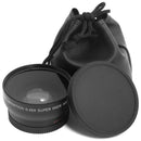 HD 0.45 x 52mm Super Camera Wide Angle Lens with Macro Lens and Carrying Case