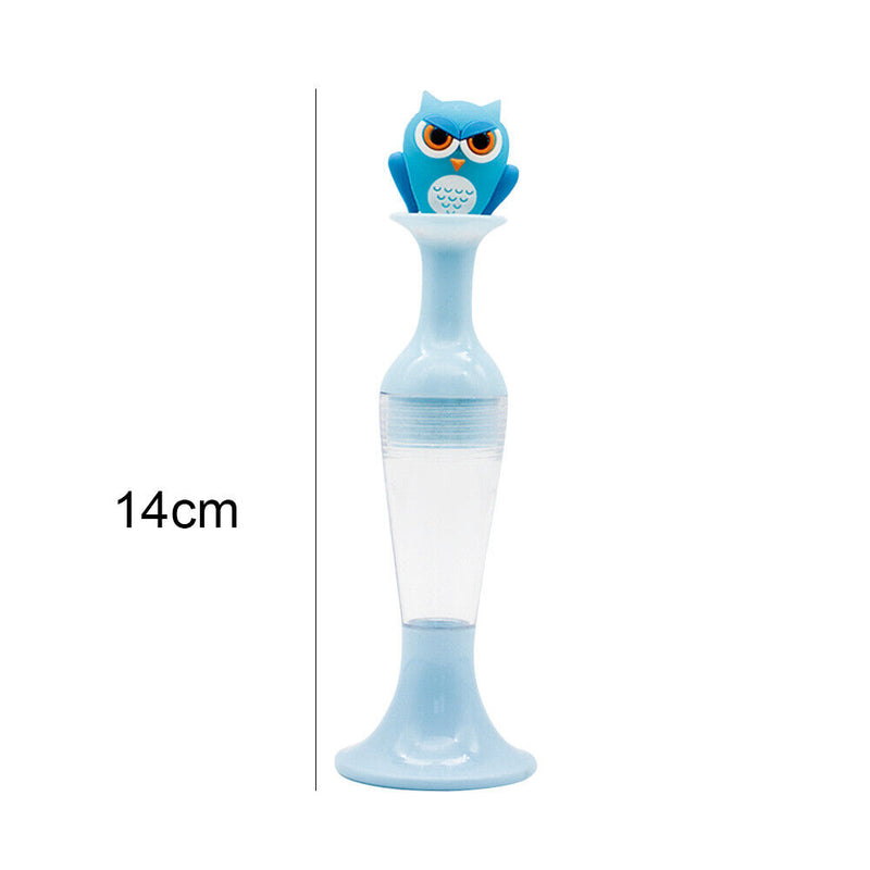 Vase 5D Diamond Painting Point Drill Pen DIY Craft (Blue Owl no Drill)